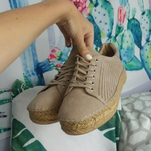 MARC FISHER nwot perforated platform sneakers